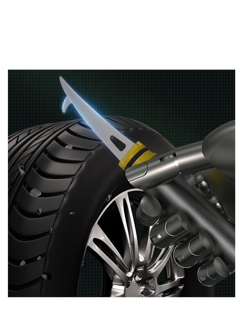 Compact Auto Detailing Brush for Car Cleaning, Scratch-Free Wet & Dry Use, Streak-Free Finish, Ideal for Interiors, Air Vents, Engine Bay, Dashboard, Seats, and Wheels. - Image 3