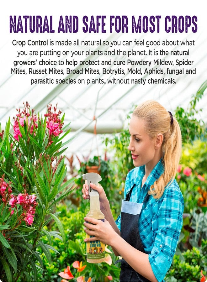 Trifecta Crop Control Ready to Use Maximum Strength Natural Pesticide, Fungicide, Miticide, Insecticide, Help Defeat Spider Mites, Powdery Mildew, Botrytis and Mold on Plants 32 OZ Size - Image 5