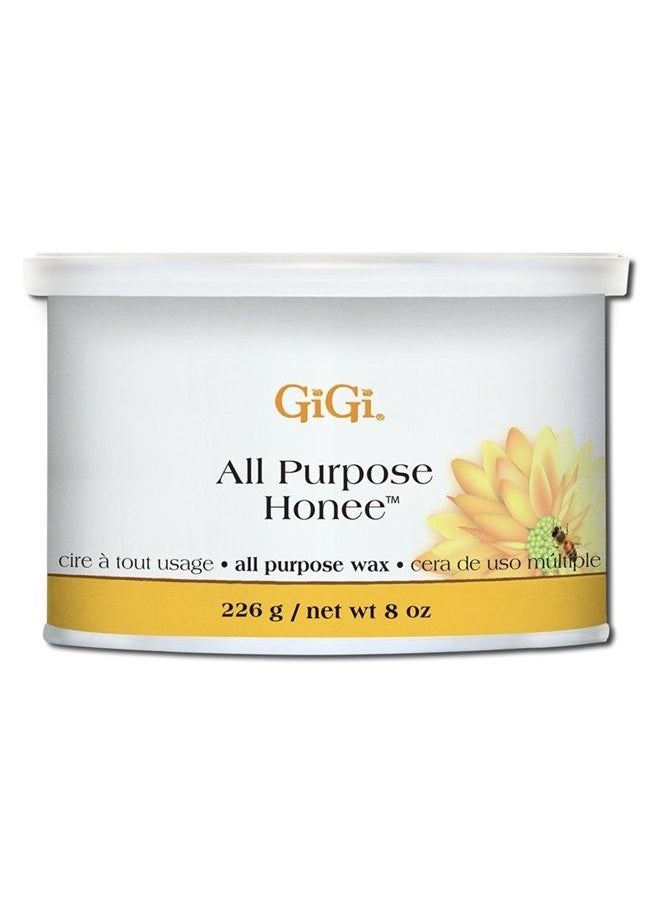 GiGi All Purpose Honee Hair Removal Wax with Beeswax Formula, 8 oz 