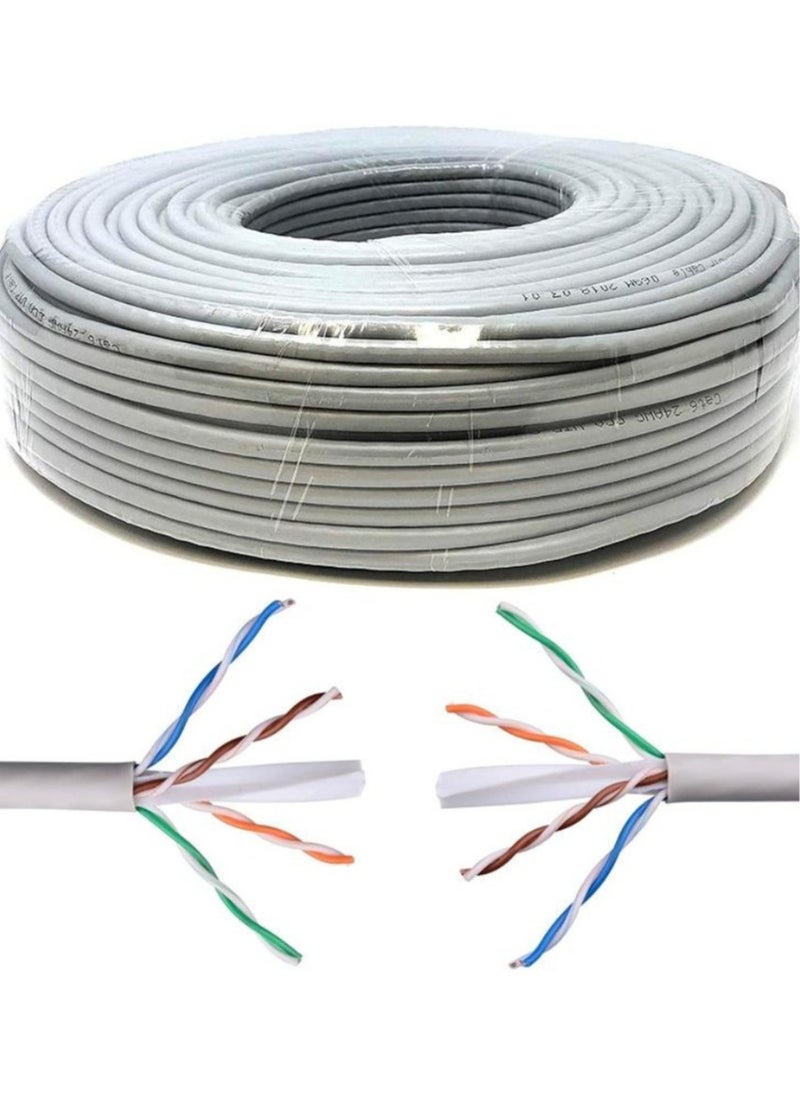 Cat6 Ethernet Cable Grey 305M Box  - Image 1