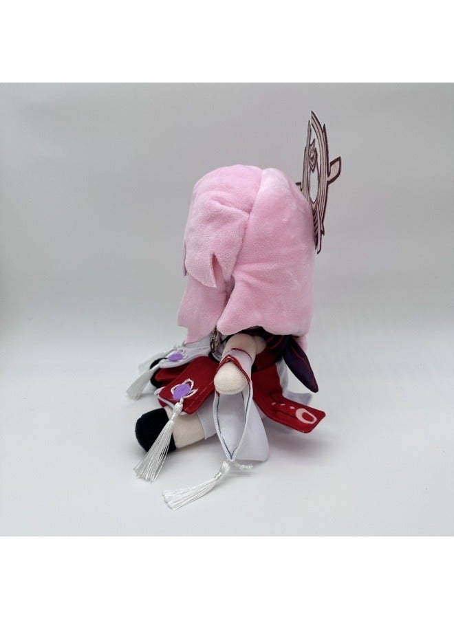general Yae Miko Dress Up Plush Eight-fold God Child Doll Plush Toy Doll the best Gift for family and friends  - Image 3