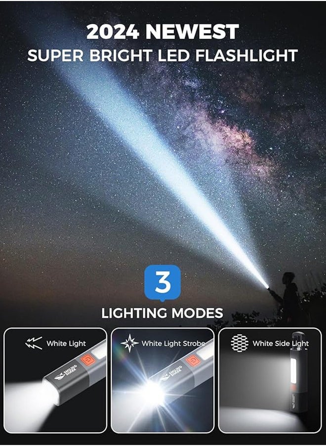 Generic - Camping Light Multifunctional flashlight that integrates Torch light rechargeable camping light  reading light  flashlight - Image 1