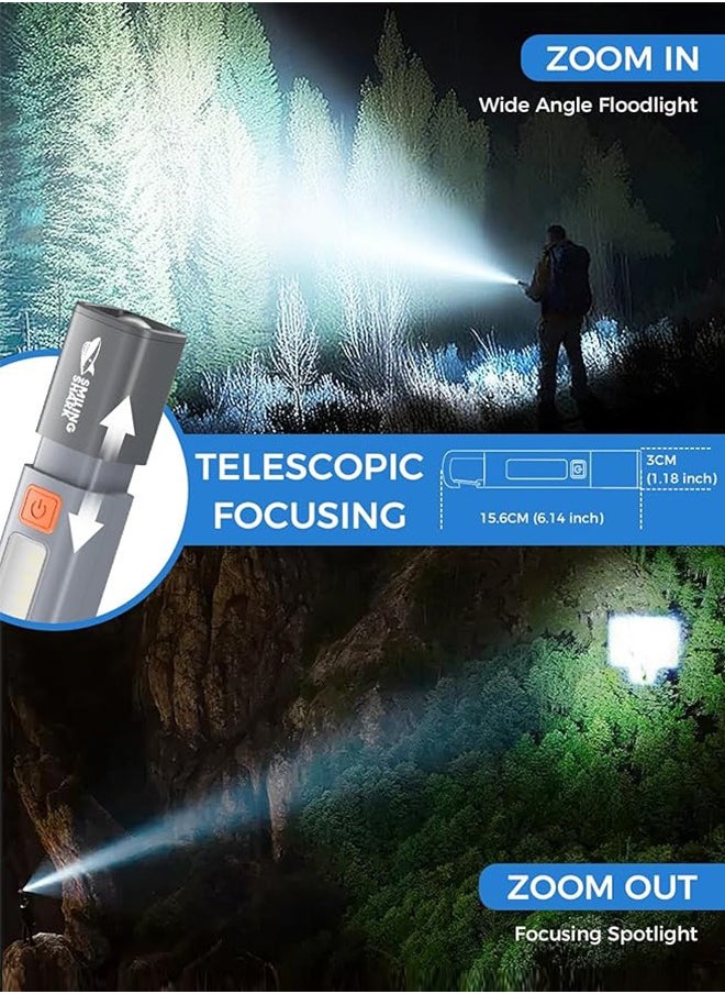 Generic - Camping Light Multifunctional flashlight that integrates Torch light rechargeable camping light  reading light  flashlight - Image 1