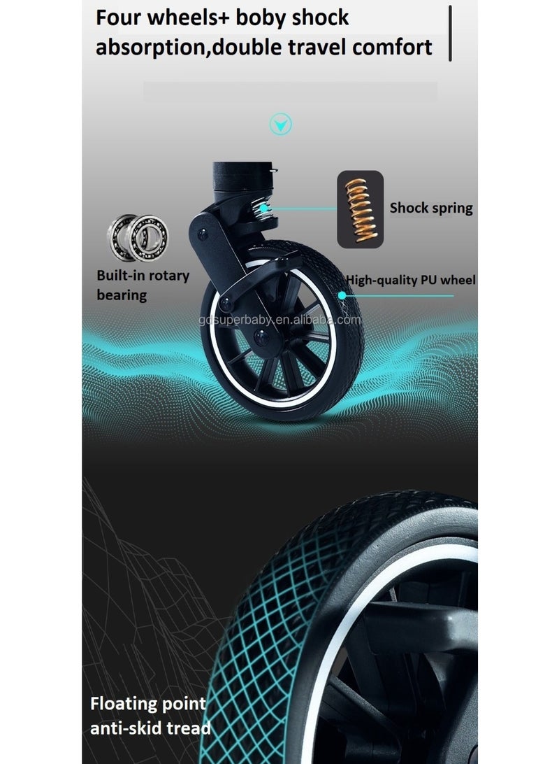 FUN MOMENT Foldable Two-Way Stroller - Image 5