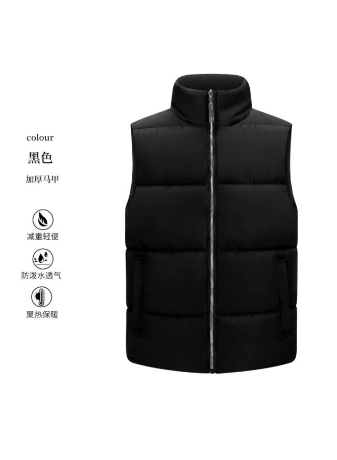 Autumn Winter Down Cotton Outdoor Training Sports Vest for Students Team Running Windproof Customizable