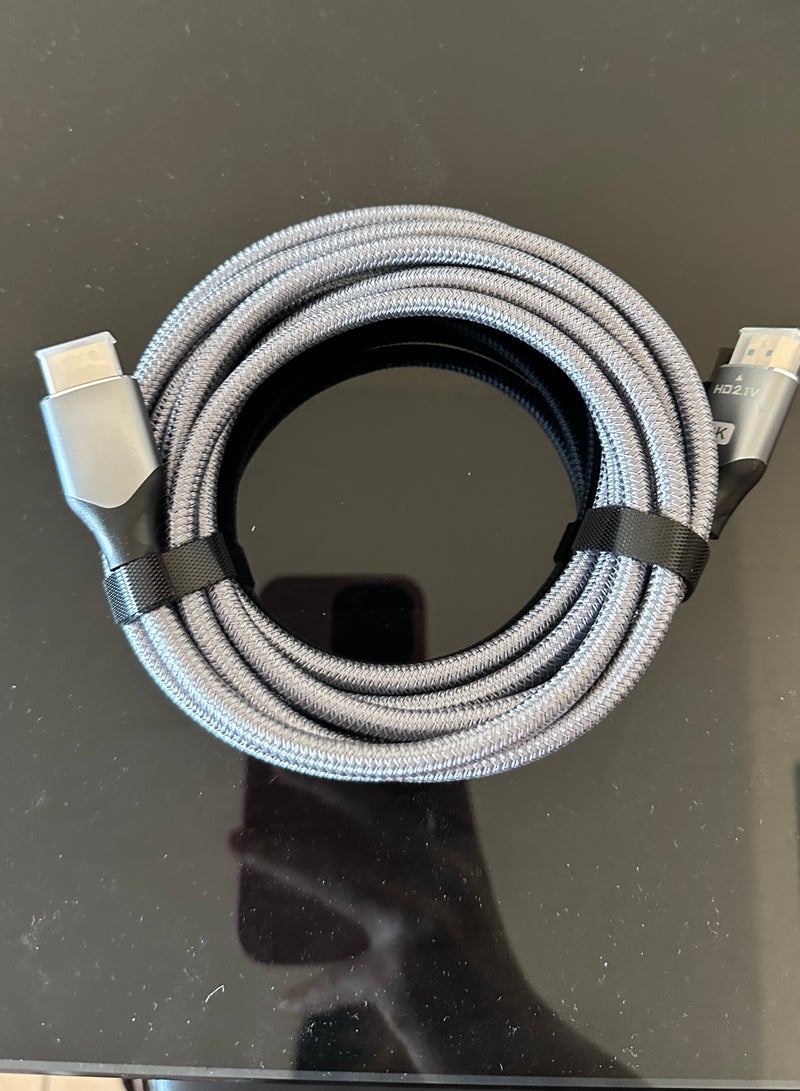HDMI Cable - 8K 2M - Ultra High Speed HDMI Cord - Suitable for Computer Monitors, Projectors, TV, PS5, Xbox, Switch