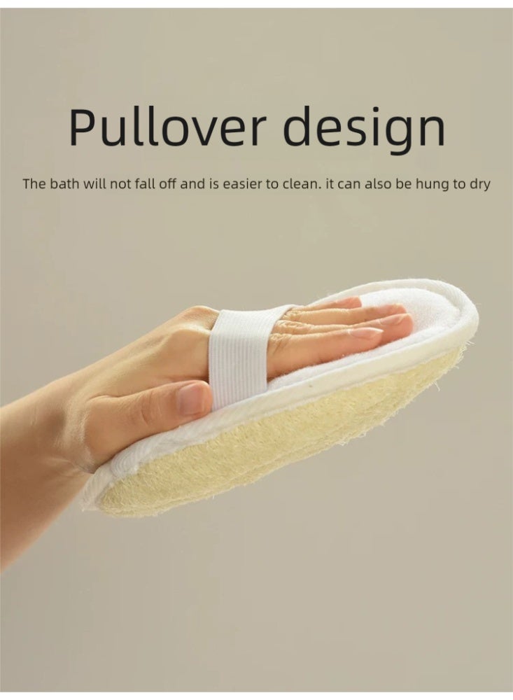 Sunspire 3 Pack Natural Loofah Shower Sponge for Shower Exfoliation for Men and Women Spa Shower, Body Loofah Back Scrub for Cleaning  - Image 5
