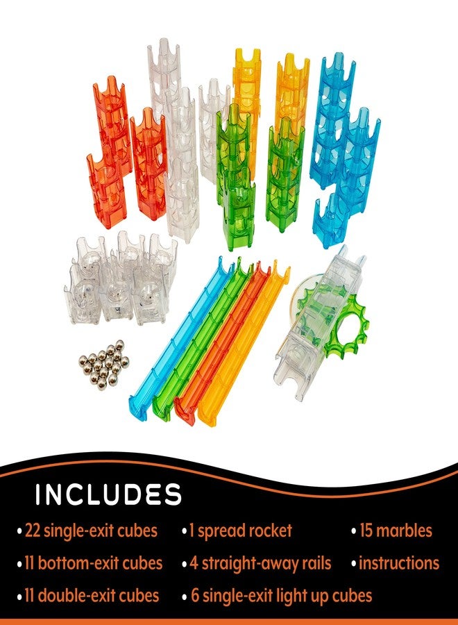 MindWare Q-BA-Maze Bright Lights The Next Generation Marble Maze Kids Toys - STEM Marble Run - Recommended for Ages 6+ - Educational Gift for Boys and Girls - Image 3