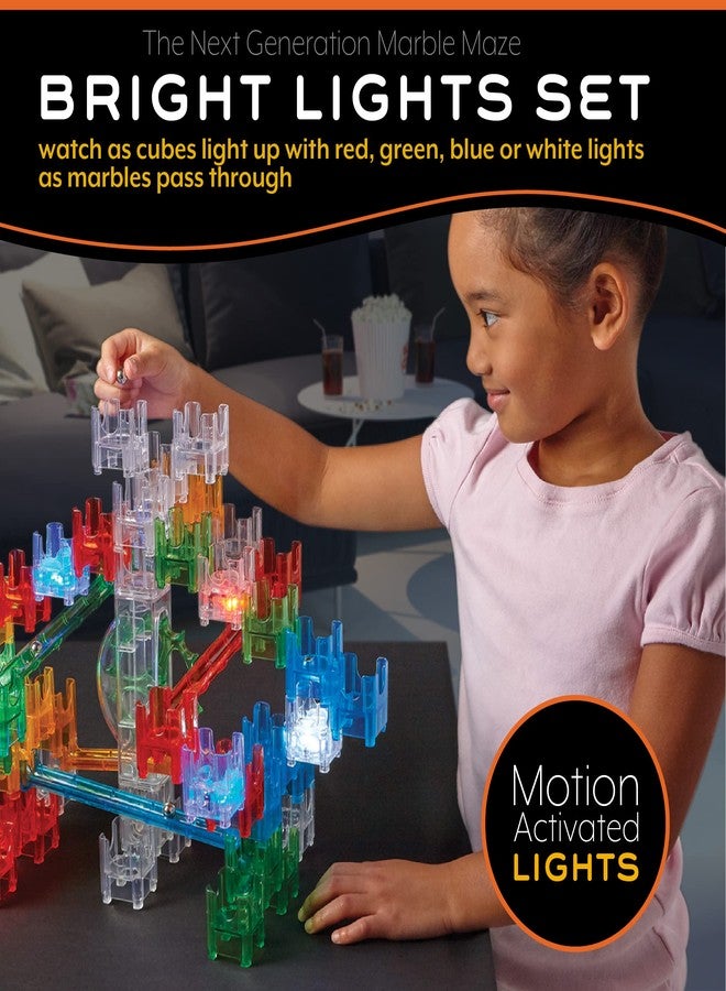 MindWare Q-BA-Maze Bright Lights The Next Generation Marble Maze Kids Toys - STEM Marble Run - Recommended for Ages 6+ - Educational Gift for Boys and Girls - Image 2