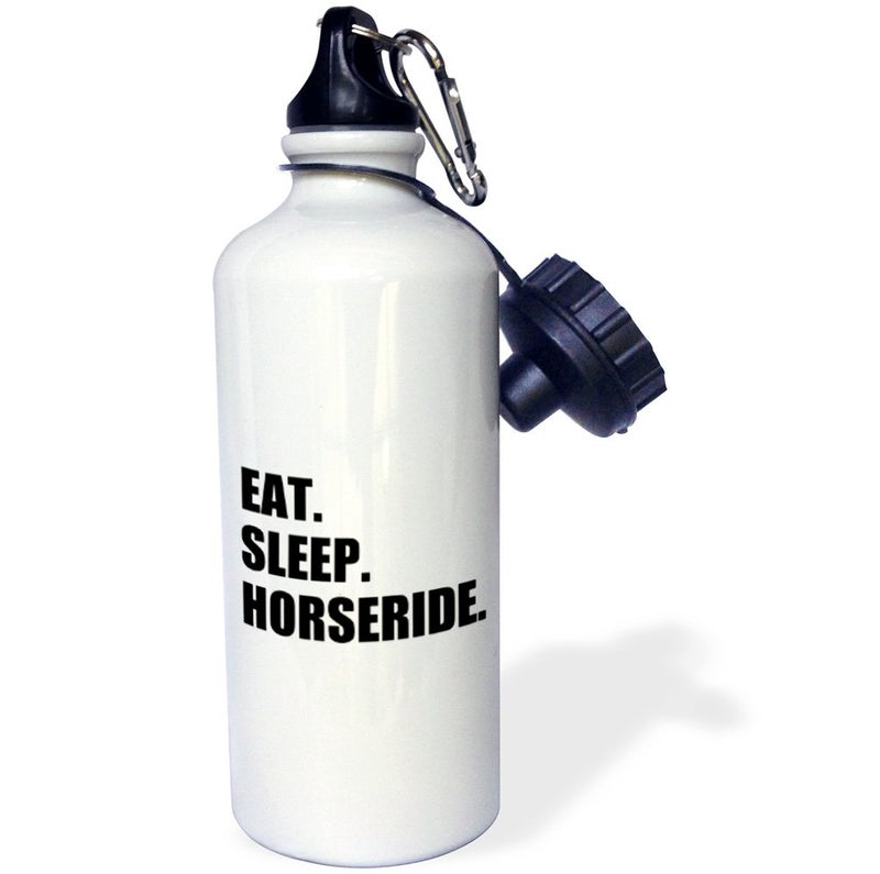 3dRose Eat Sleep Horserider Gifts-Horse Rider Ride Hobby Sports Water Bottle, 21 oz, Multicolor - Image 3
