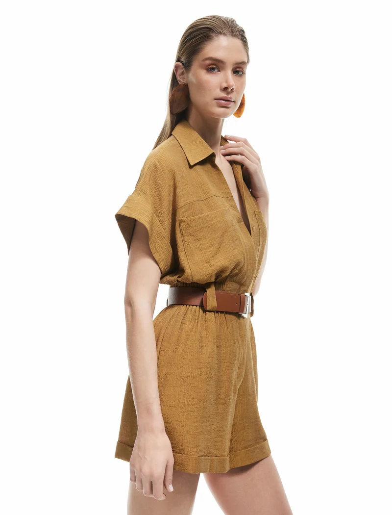 KOTON Short Sleeve Overalls