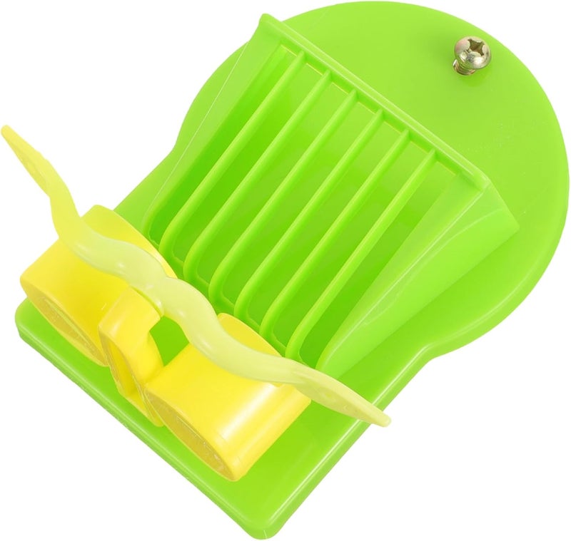 GALPADA Parakeet Cage Feeder and Bird Food Dispenser Plastic Feeding Basket with Fruit Vegetable Rack for Small Birds Parrot Cockatiel Budgie Cage Accessory - Image 1