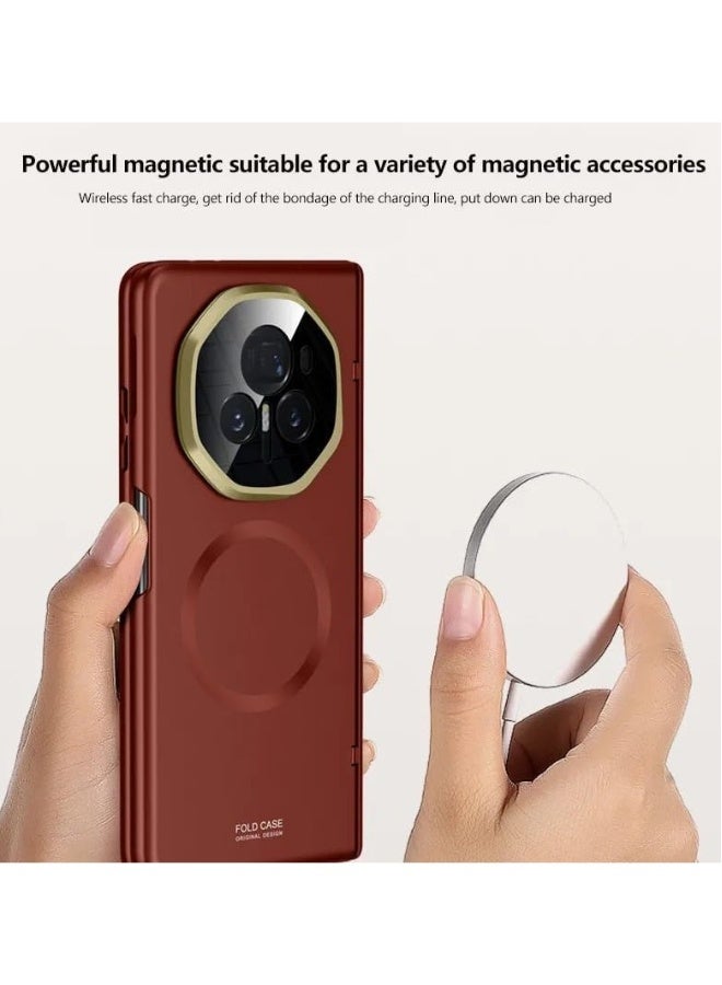 Compatible Honor Magic V3 Cases: 【Hidden Lens Holder】 【Mag-Safe Compatible】, Full Body Hinge Protective Slim Case, Built-in Screen Protectors  - Image 3