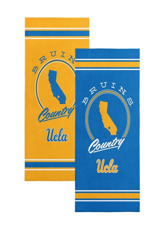 Northwest UCLA Bruins NCAA Homebreak Beach Towel 2 Pack 30 x 60 Inches - Image 1