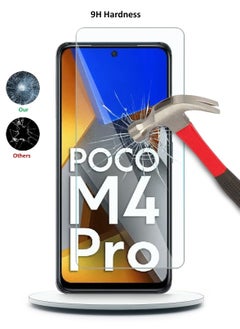 Techie Techie 2 Piece Anti Reflection Anti Bubbles 9H Hardness HD Tempered Glass Screen Protector For Xiaomi Poco M4 Pro 5G  - Image 5