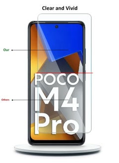 Techie Techie 2 Piece Anti Reflection Anti Bubbles 9H Hardness HD Tempered Glass Screen Protector For Xiaomi Poco M4 Pro 5G  - Image 2