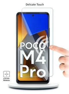 Techie Techie 2 Piece Anti Reflection Anti Bubbles 9H Hardness HD Tempered Glass Screen Protector For Xiaomi Poco M4 Pro 5G  - Image 4