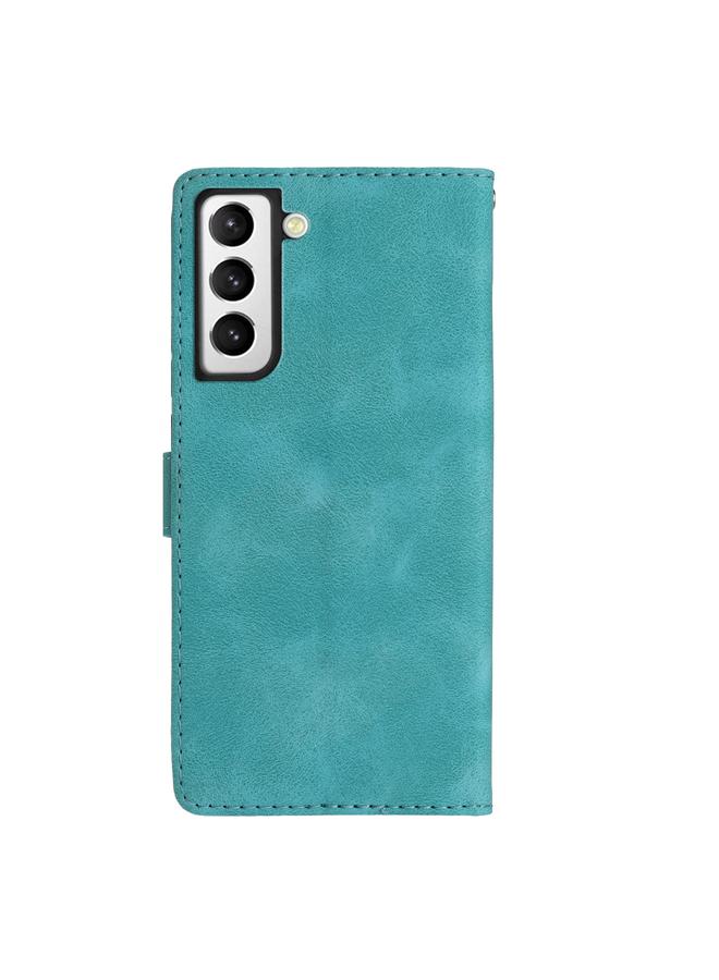 S-TOP Case For Samsung Galaxy S22+ 5G Flower Butterfly Embossing Pattern Leather Phone Case - Image 3