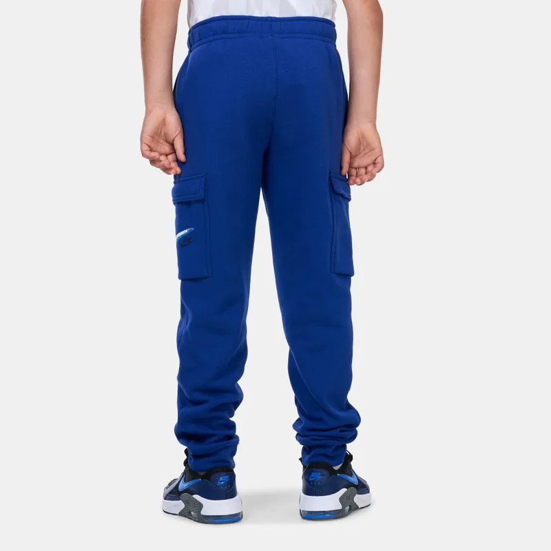 Nike Kids' Sportswear Fleece Graphic Cargo Trousers