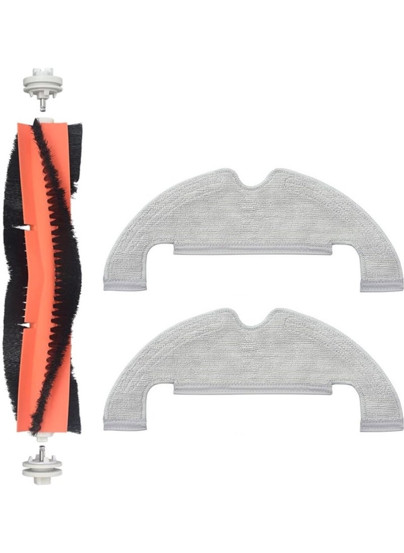 robotyedek - Dreame Z10 Pro Compatible Spare Main Brush and Mop - 3 Pieces - Image 1