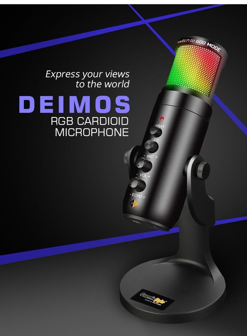 Jmary MC-PW9 Desktop for Podcast live Streaming and Recording Microphone - Image 2