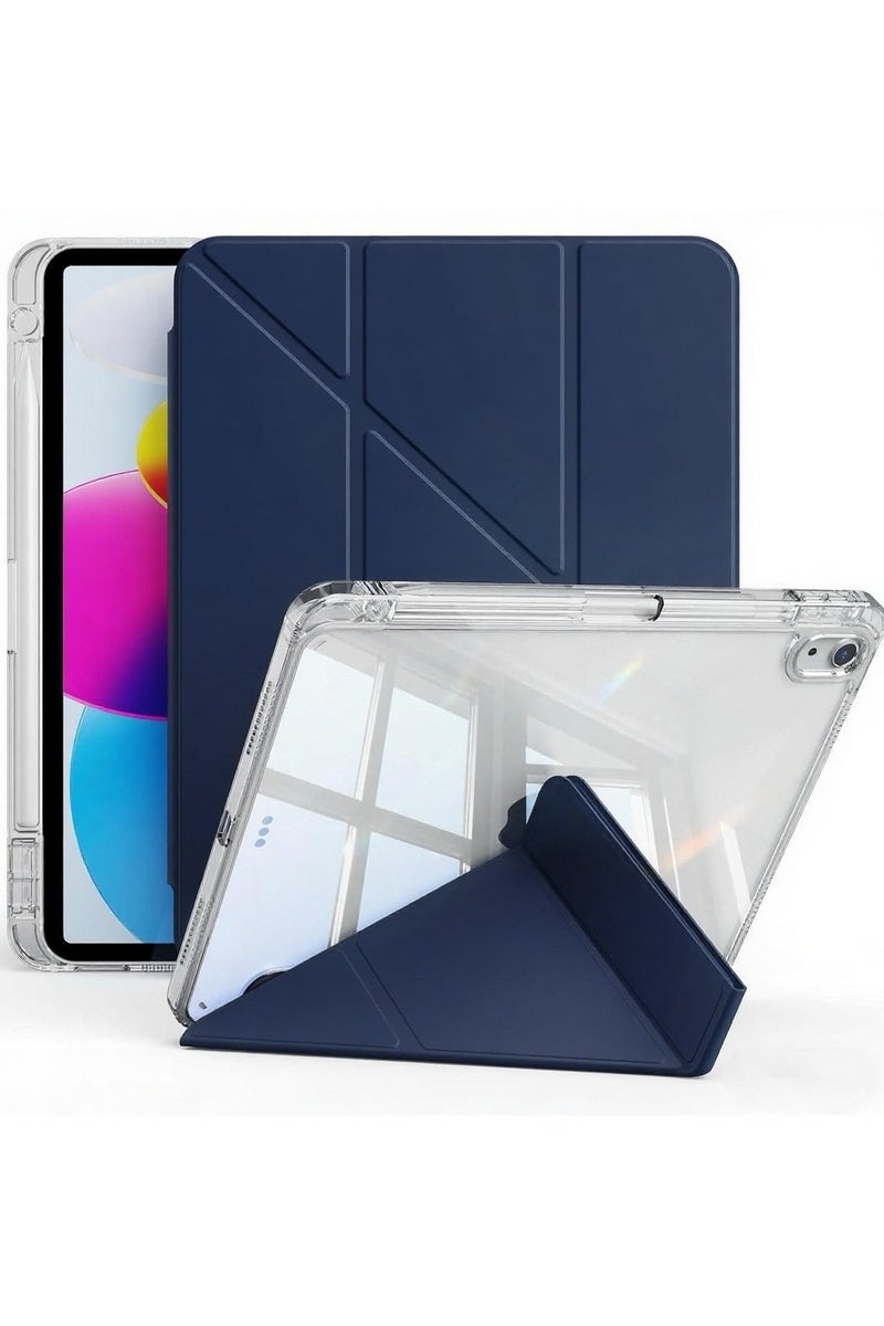 Case for iPad (A16) 11th 11 inch 2025 Gen iPad 11 Case/Case For iPad 10th Gen Case 2022 iPad 10 Case Slim Stand Soft Clear Transparent Shell Back with Pencil Holder Smart Cover for 11" iPad 11th 2025/10.9"iPad 10th Gen 2022 - Image 1