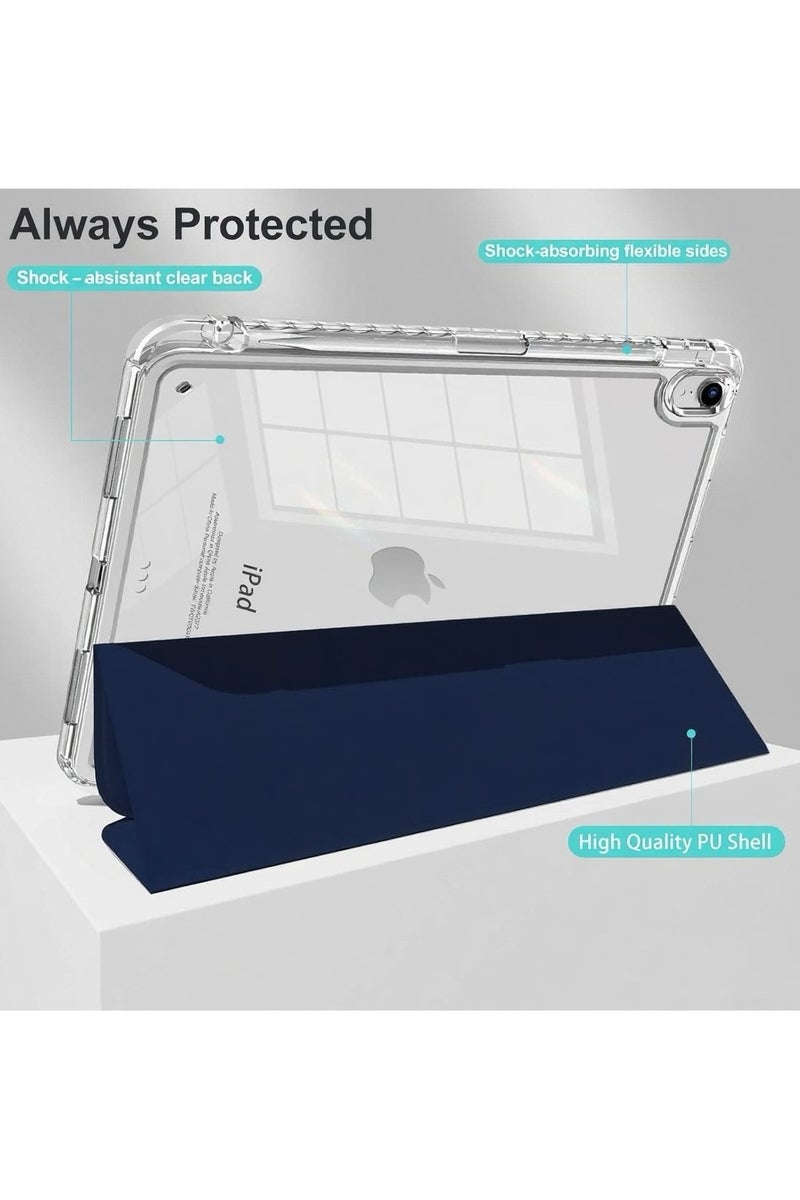 Case for iPad (A16) 11th 11 inch 2025 Gen iPad 11 Case/Case For iPad 10th Gen Case 2022 iPad 10 Case Slim Stand Soft Clear Transparent Shell Back with Pencil Holder Smart Cover for 11" iPad 11th 2025/10.9"iPad 10th Gen 2022 - Image 5