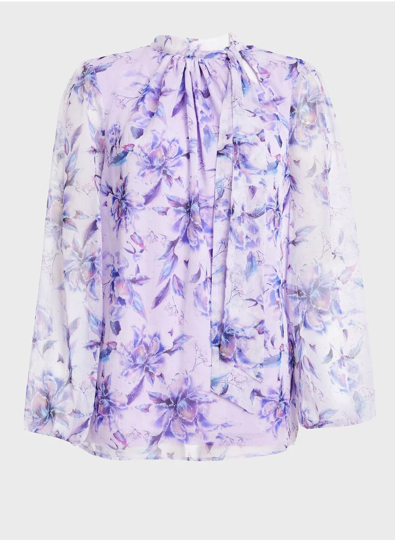 QUIZ Floral Printed Top