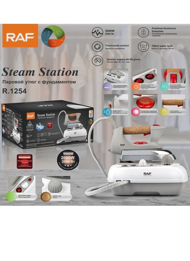 Garment steamer with stand - R.1254 - RAF - 2000 watts