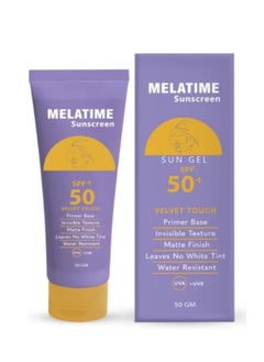 MELATIME Melatime Gel Sunscreen Spf 50+ 50G  - Image 1