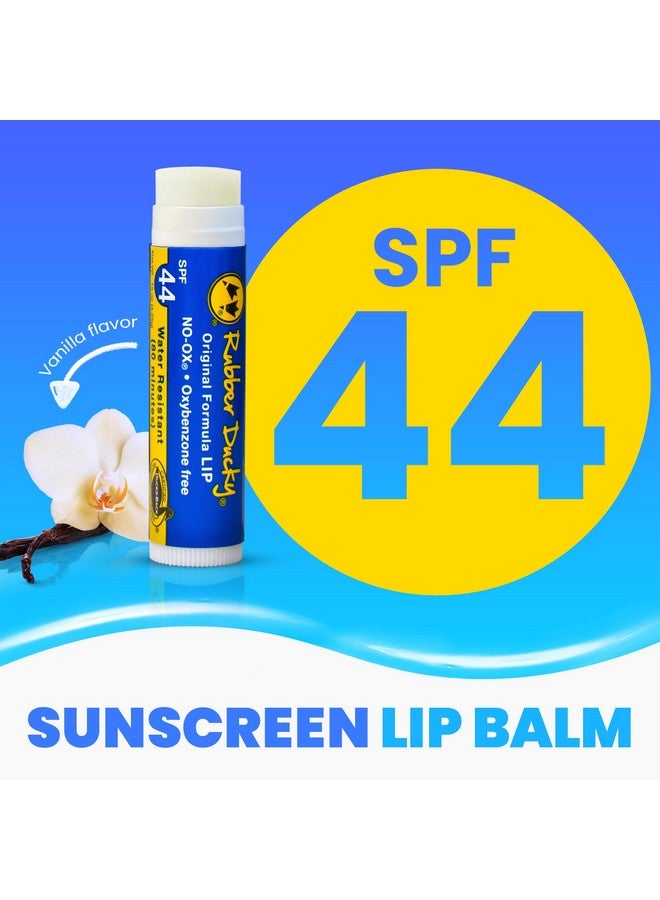 Rubber Ducky Lip Sunscreen Lip Balm With Spf 44 Water Resistant Sunscreen Lip Balm Vegan Untinted Vanilla Flavor With Vitamin E All Season Broad Spectrum Sunscreen For Lips - Image 2