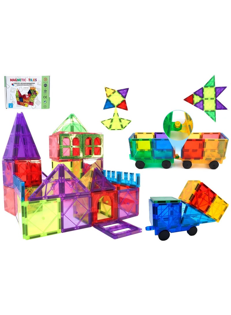 أساسيات 360 قطع بناء مغناطيسية، 35 قطعة، ألعاب مغناطيسية للأطفال الصغار - ألعاب بناء تعليمية للأطفال من عمر 3 سنوات فما فوق - ألعاب تعليمية ملهمة للتعلم من خلال اللعب - Image 1