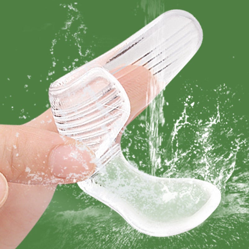 8 Pairs Shoe Heel Inserts Adhesive Heel Grips Invisible Heel Pads Cuttable Heel Cushions - Image 4