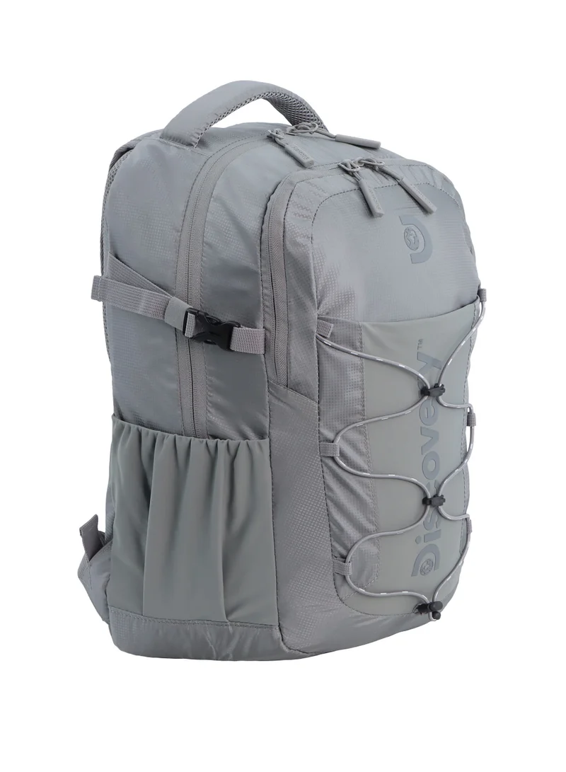 Discovery Discovery Outdoor 23L Backpack Grey for Aventure, Durable Lightweight Water Resistant Multi-Compartment Bag for Men Women Hiking Trekking Camping Travel
