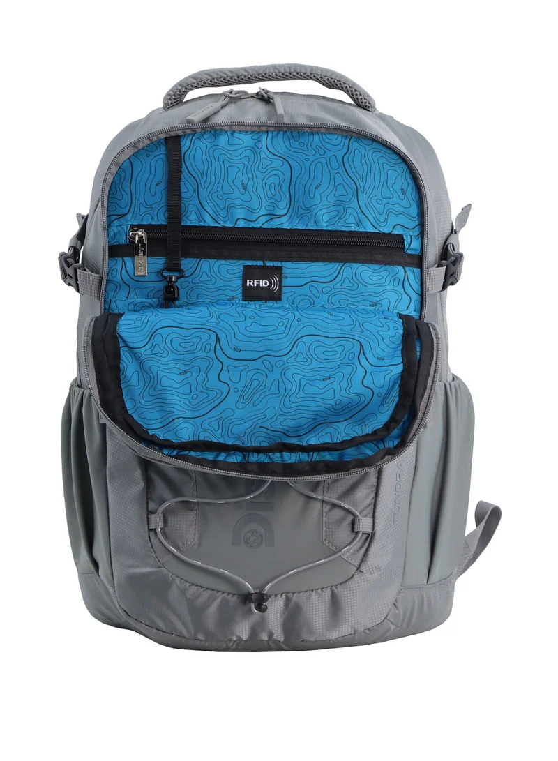 Discovery Discovery Outdoor 23L Backpack Grey for Aventure, Durable Lightweight Water Resistant Multi-Compartment Bag for Men Women Hiking Trekking Camping Travel