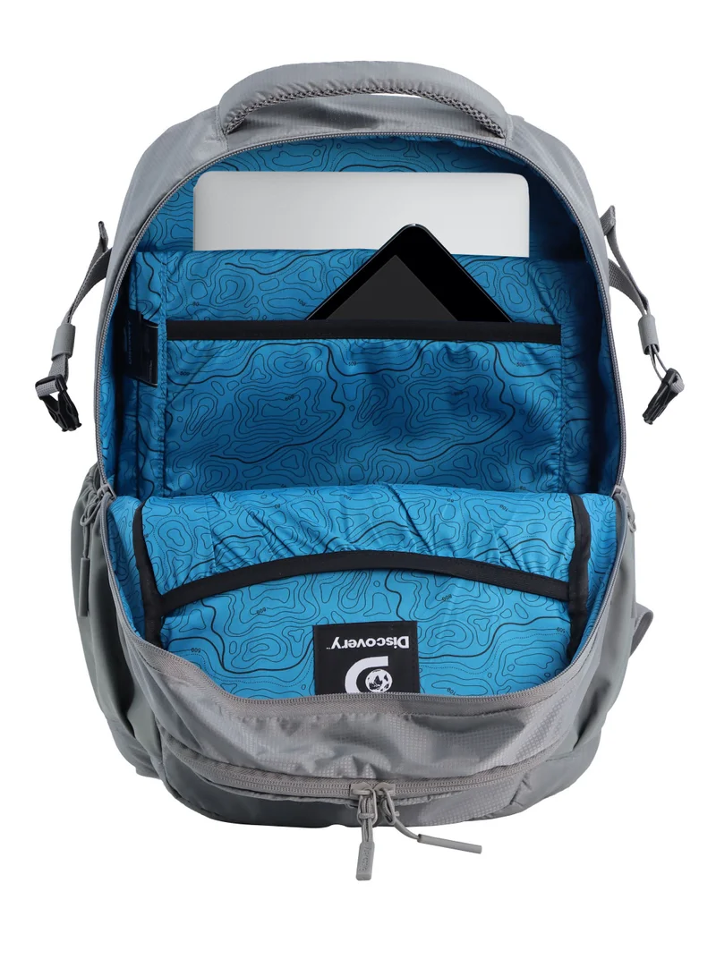 Discovery Discovery Outdoor 23L Backpack Grey for Aventure, Durable Lightweight Water Resistant Multi-Compartment Bag for Men Women Hiking Trekking Camping Travel