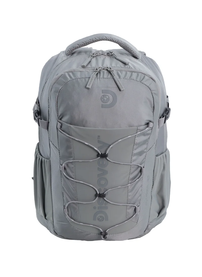 Discovery Discovery Outdoor 23L Backpack Grey for Aventure, Durable Lightweight Water Resistant Multi-Compartment Bag for Men Women Hiking Trekking Camping Travel