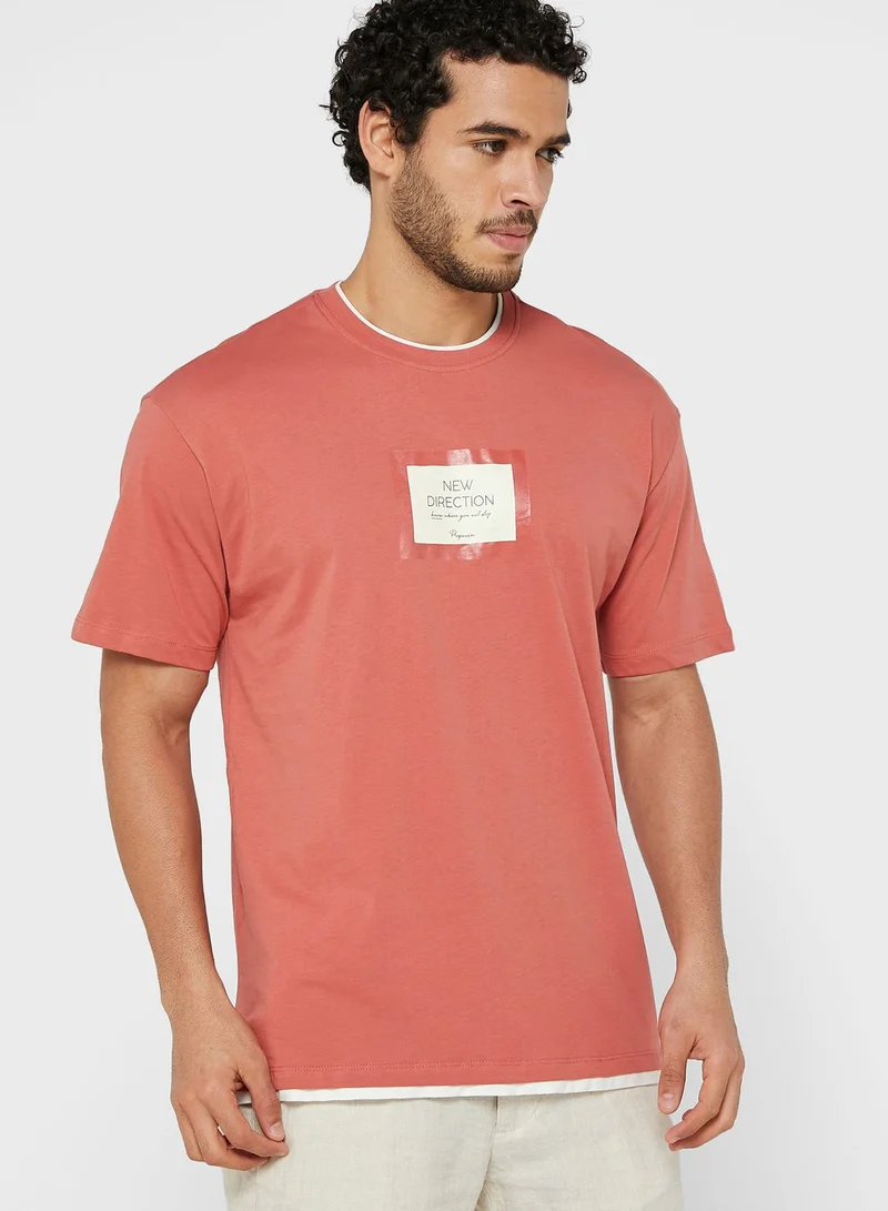 DeFacto New Direction Crew Neck T-Shirt