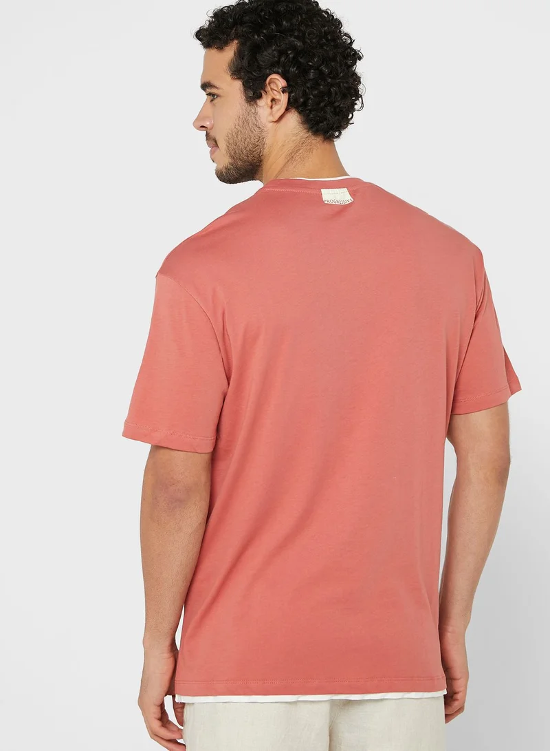 DeFacto New Direction Crew Neck T-Shirt