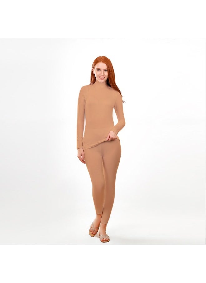 Selina Wear - Women Bodysuit Tops - Cami Bodysuit Sheer Sleeveless - Shapewear Seamless, Compression Garment, Full Coverage Bust Seamless Bodysuit - Image 1