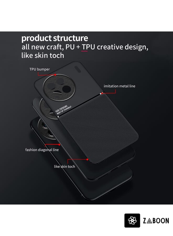 Zaboon غطاء حماية لهاتف vivo X90 الكلاسيكي مع مغناطيس مائل - Image 3