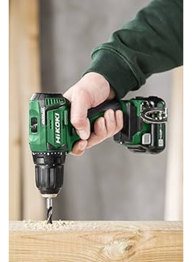 Hikoki هيوكوي DV18DFFCZ مثقاب تأثير لاسلكي 18 فولت | بطارية ليثيوم أيون 2.0Ah | عزم دوران 55Nm | تصميم مدمج وخفيف الوزن | سرعة متغيرة وضوء LED - Image 4