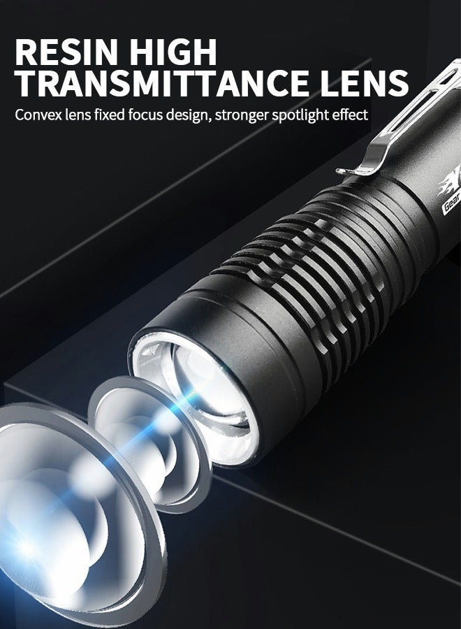 MIXDE Led Rechargeable Diving Flashlight Waterproof Underwater Lights Night - Image 3