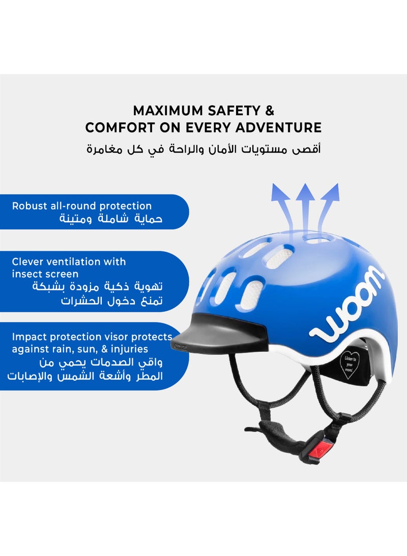 Woom Bike Helmet – Bicycle Helmet for Kids – Lightweight In-Mold Shell – Extra Small Size – Sky Blue - Image 2
