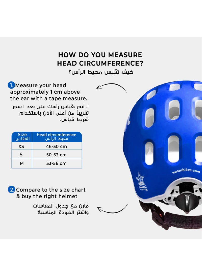 Woom Bike Helmet – Bicycle Helmet for Kids – Lightweight In-Mold Shell – Extra Small Size – Sky Blue - Image 3