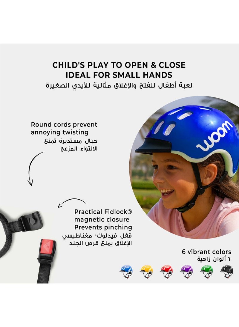 Woom Bike Helmet – Bicycle Helmet for Kids – Lightweight In-Mold Shell – Extra Small Size – Sky Blue - Image 4