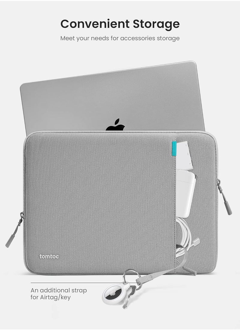 Tomtoc Defender-A13 Case for 14 Inch MacBook Pro M4/M3/M2/M1 Water-Repellent Shockproof Full Protection Eco-Friendly Laptop Sleeve  - Image 2