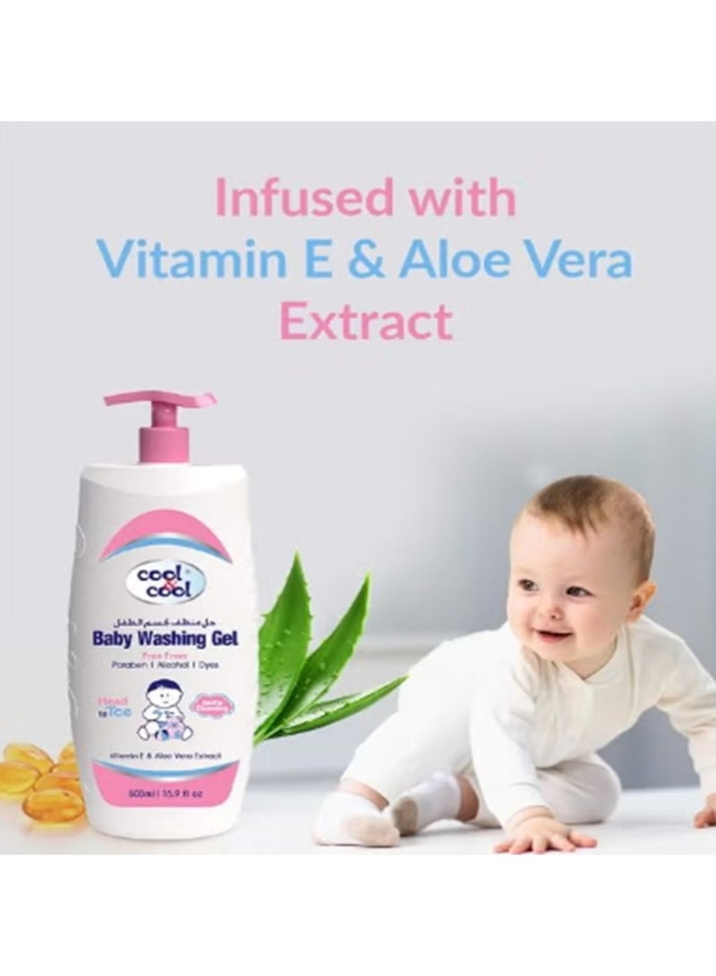 Cool & Cool Baby Washing Gel - 500ml - Image 2