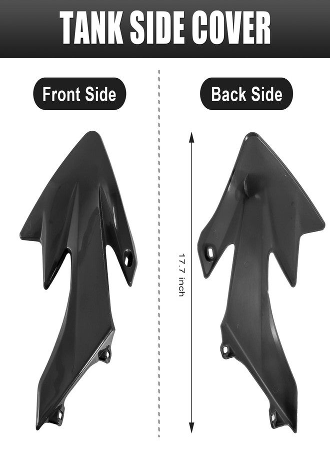 Fancemot ABS Plastics Kit with High Elasticity Black Tall Seat, Dirt Bike Plastics,Black Thicker Plastics Kit Compatible with CRF50F XR50R CRF XR 50 SSR 110cc 125cc Dirt Pit Bike - Image 2