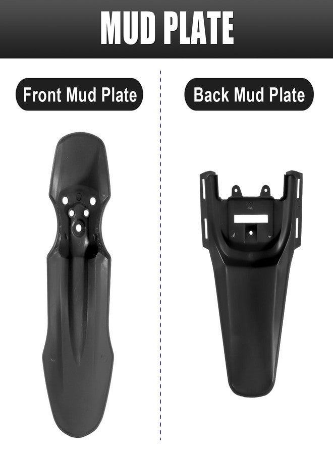 Fancemot ABS Plastics Kit with High Elasticity Black Tall Seat, Dirt Bike Plastics,Black Thicker Plastics Kit Compatible with CRF50F XR50R CRF XR 50 SSR 110cc 125cc Dirt Pit Bike - Image 4